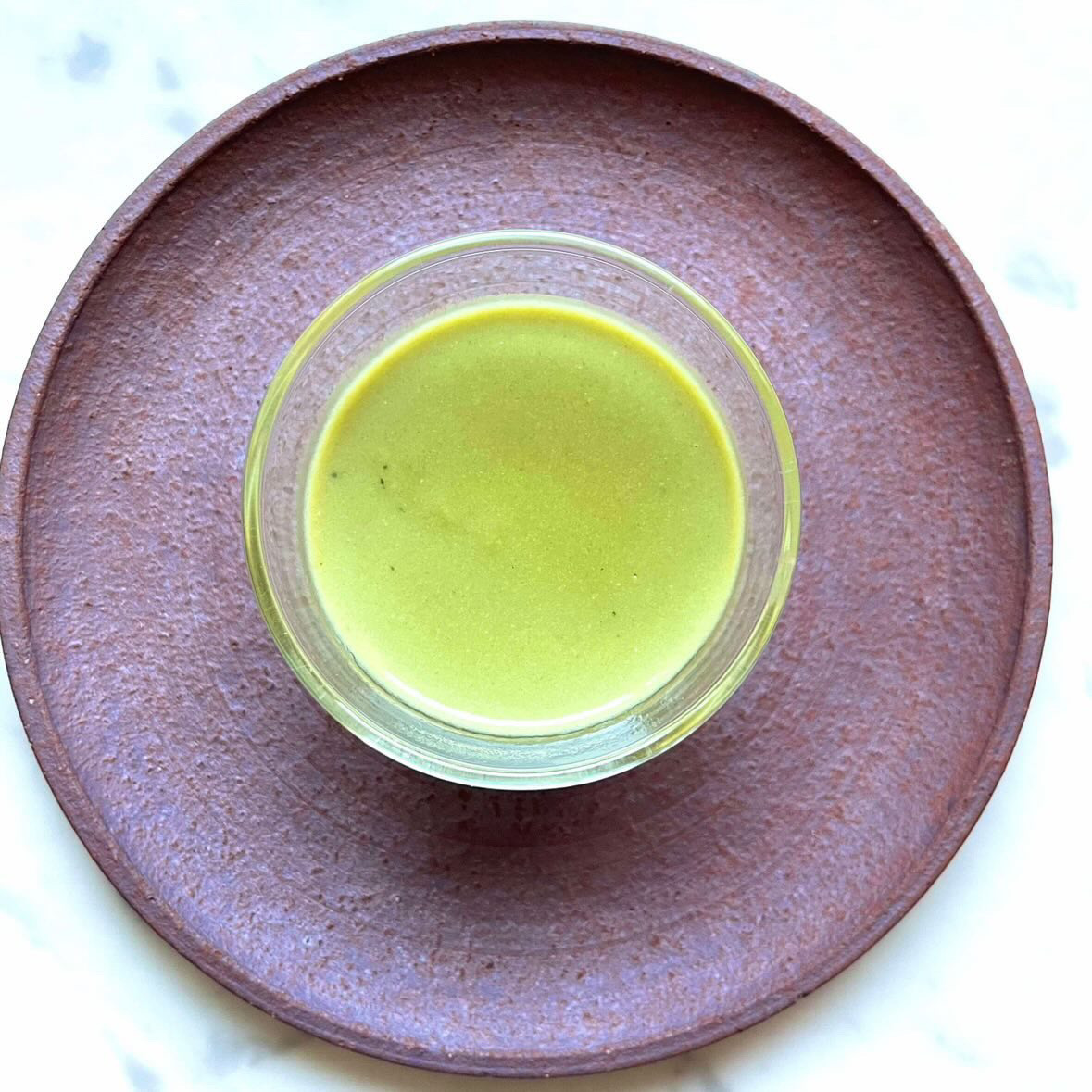 とろける甘酒抹茶プリン